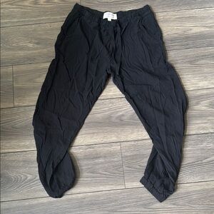 Cloth and stone, black, relaxed, pants, drawstring size small